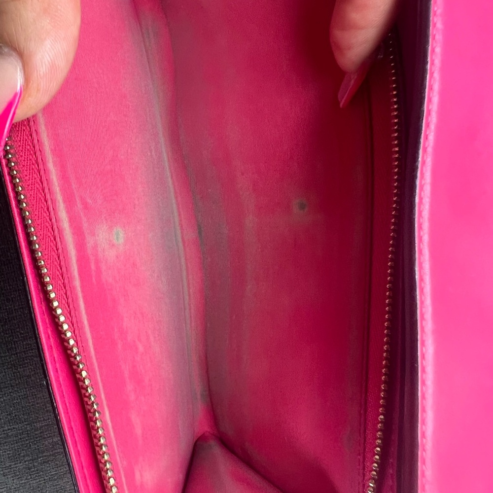 Christian Dior Lady Dior WOC ๐FUSHIA ๐& Mauve combo. W/ COA & Dust Bag - Picture 6 of 16